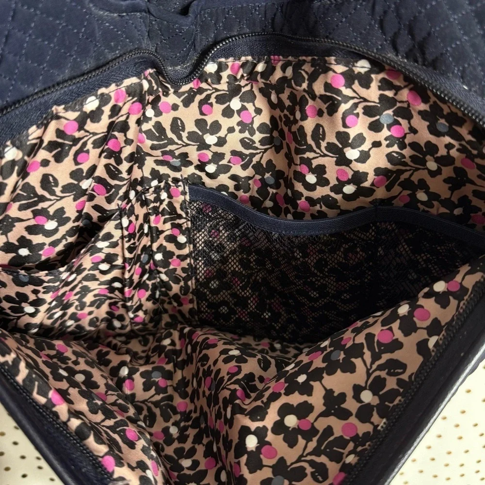 Vera Bradley Midnight Blue Quilted Laptop Bag